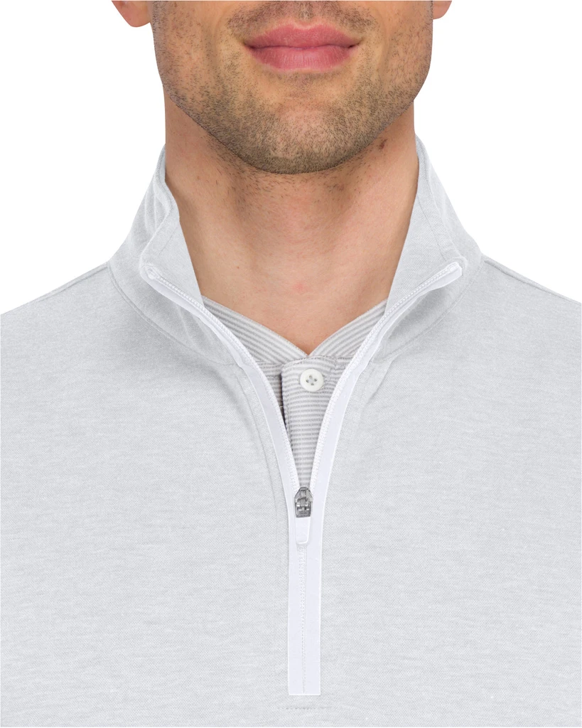 Three Sixty Six Half Zip Golf Pullover With Pockets