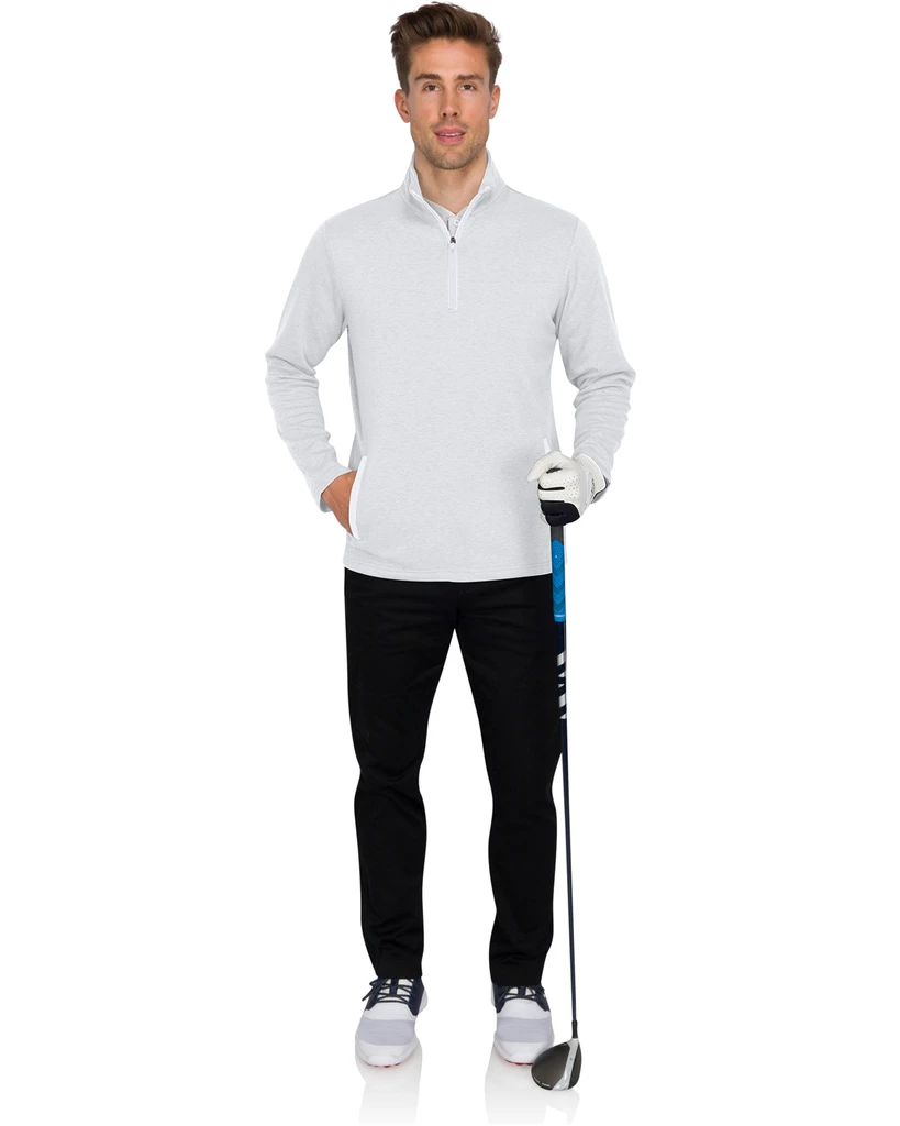 Three Sixty Six Half Zip Golf Pullover With Pockets
