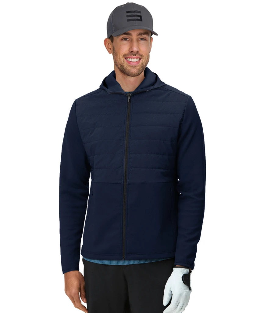 Three Sixty Six Hybrid Tech Full-Zip Jacket