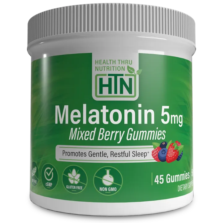 Health Thru Nutrition Melatonin 5mg Gummies | Mixed Berry Flavor