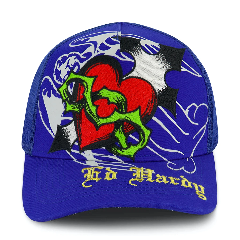 Ed Hardy Sacred Heart Trucker Hat