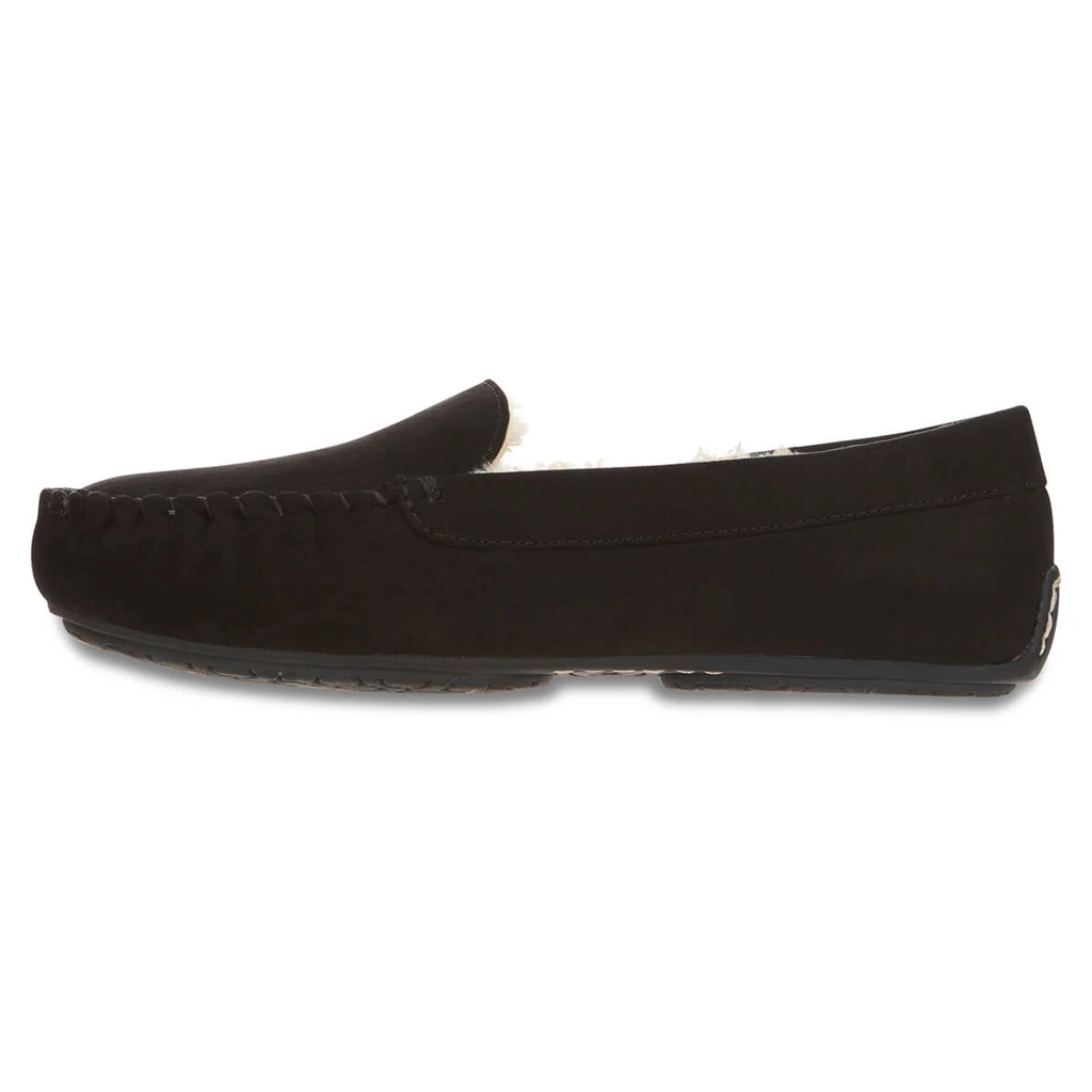Floopi Women’s Lily Moccasin Faux Suede Slippers