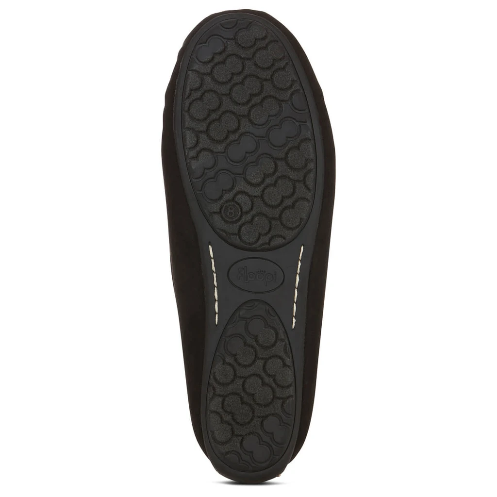 Floopi Women’s Lily Moccasin Faux Suede Slippers