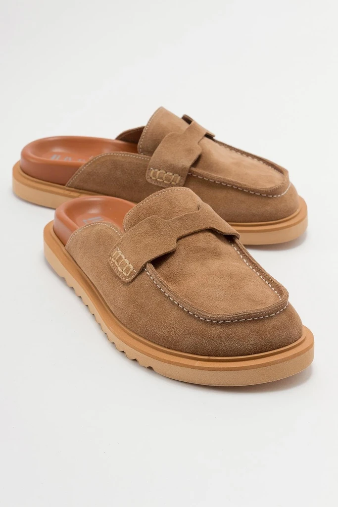 Forever & Always Shoes Laven - Suede Leather Clogs