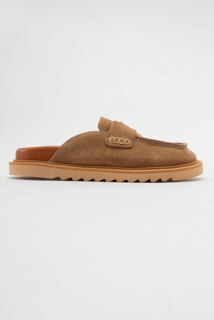 Forever & Always Shoes Laven - Suede Leather Clogs