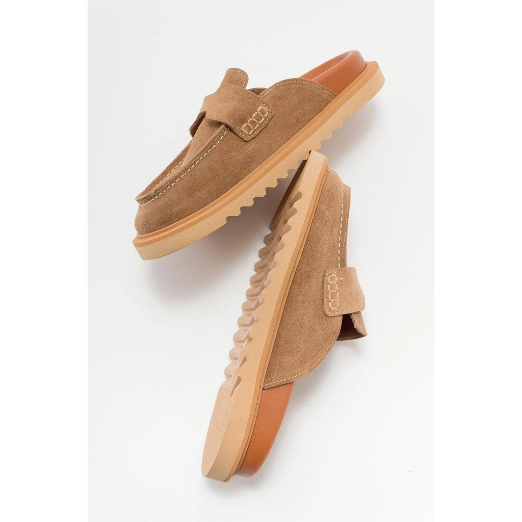 Forever & Always Shoes Laven - Suede Leather Clogs