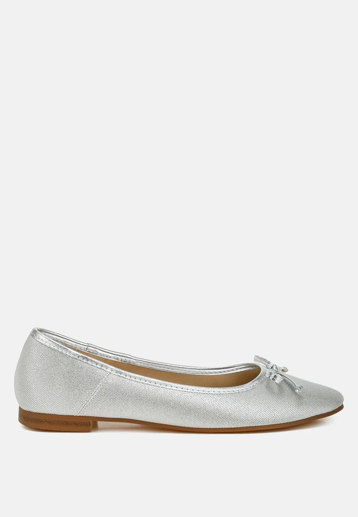 London Rag Metallic Ballet Flats