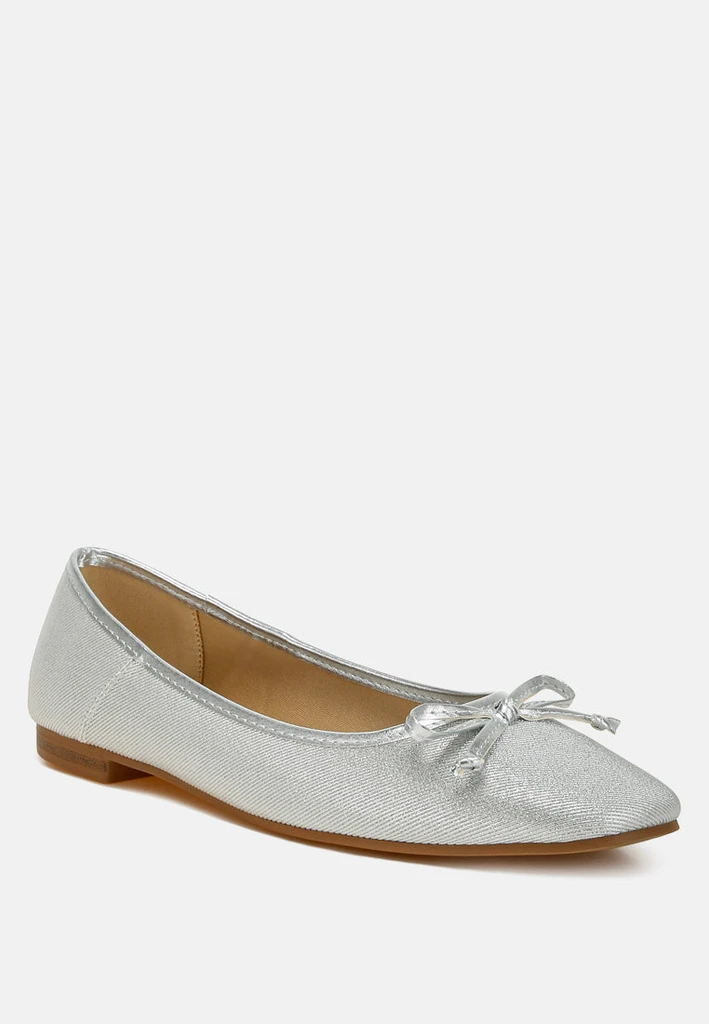 London Rag Metallic Ballet Flats