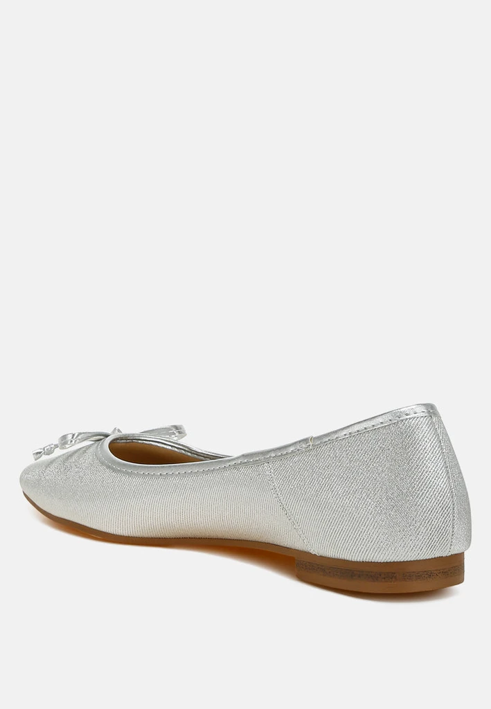 London Rag Metallic Ballet Flats