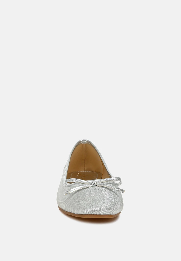 London Rag Metallic Ballet Flats
