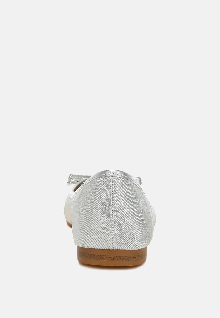 London Rag Metallic Ballet Flats