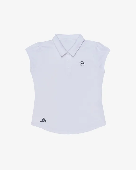 Malbon Golf Malbon X Adidas Youth Performance Short Sleeve Polo (Girls)