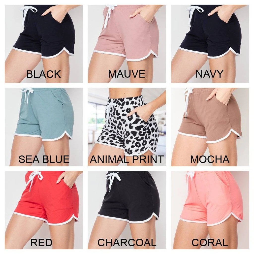 Truly Contagious Luxury So Soft Draw String Shorts