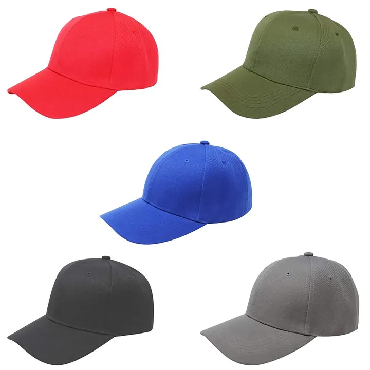 Mechaly Plain Baseball Cap Hat Adjustable Back