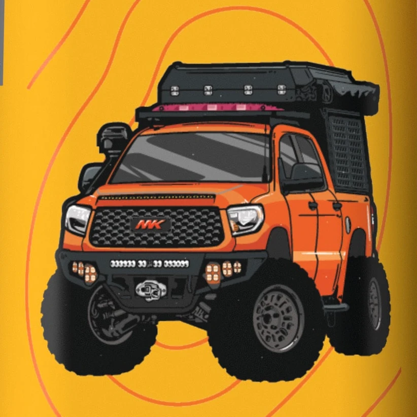 MK Lighter Windproof Torch Flame Lighter – Stylish Chibi Vehicle Design