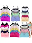 Women's Pack of 6 Randomly Selected Padded Seamless Bras & Bralettes (Sizes 30A to 42DD)