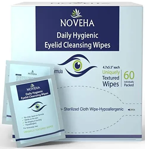 NOVEHA Hygienic Eyelid Wipes