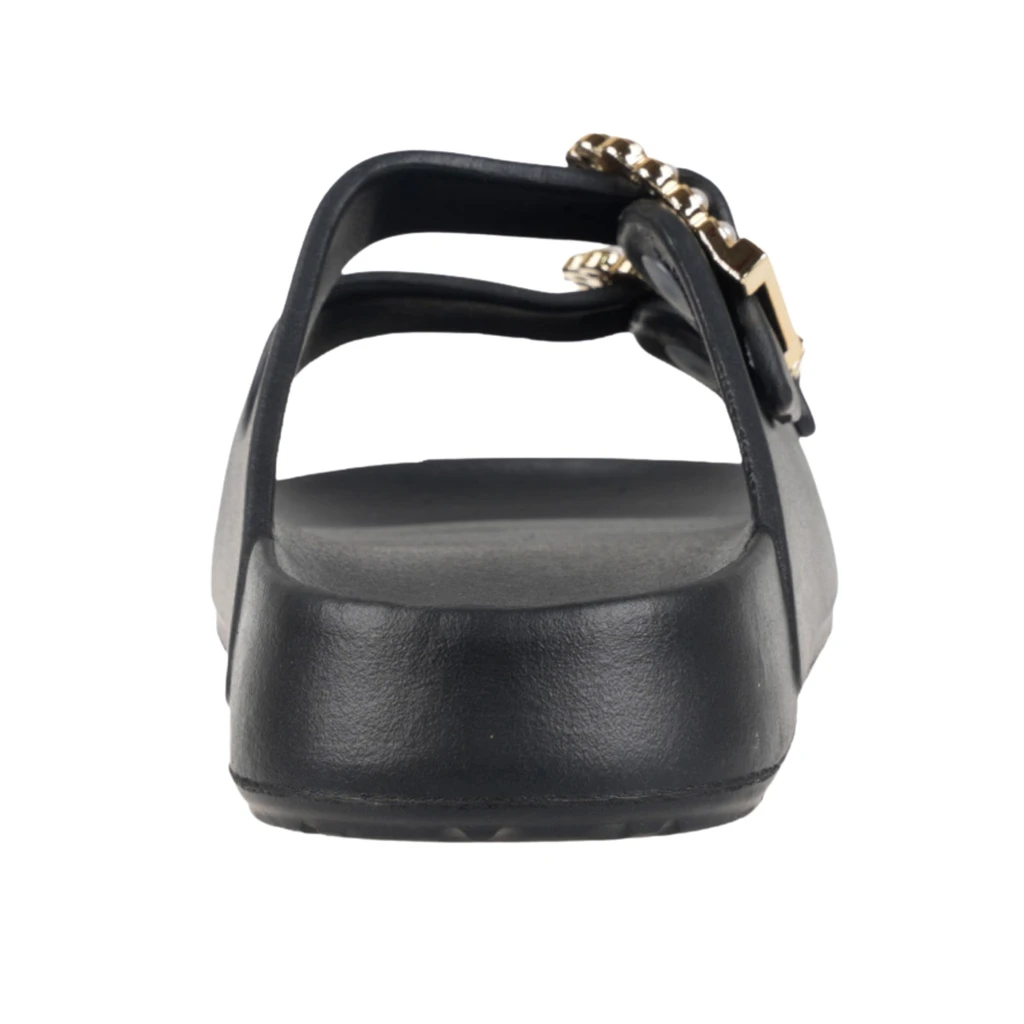 TRAKK Comfortable Double Buckle Beach Slides, Everyday Women's Slide Sandals
