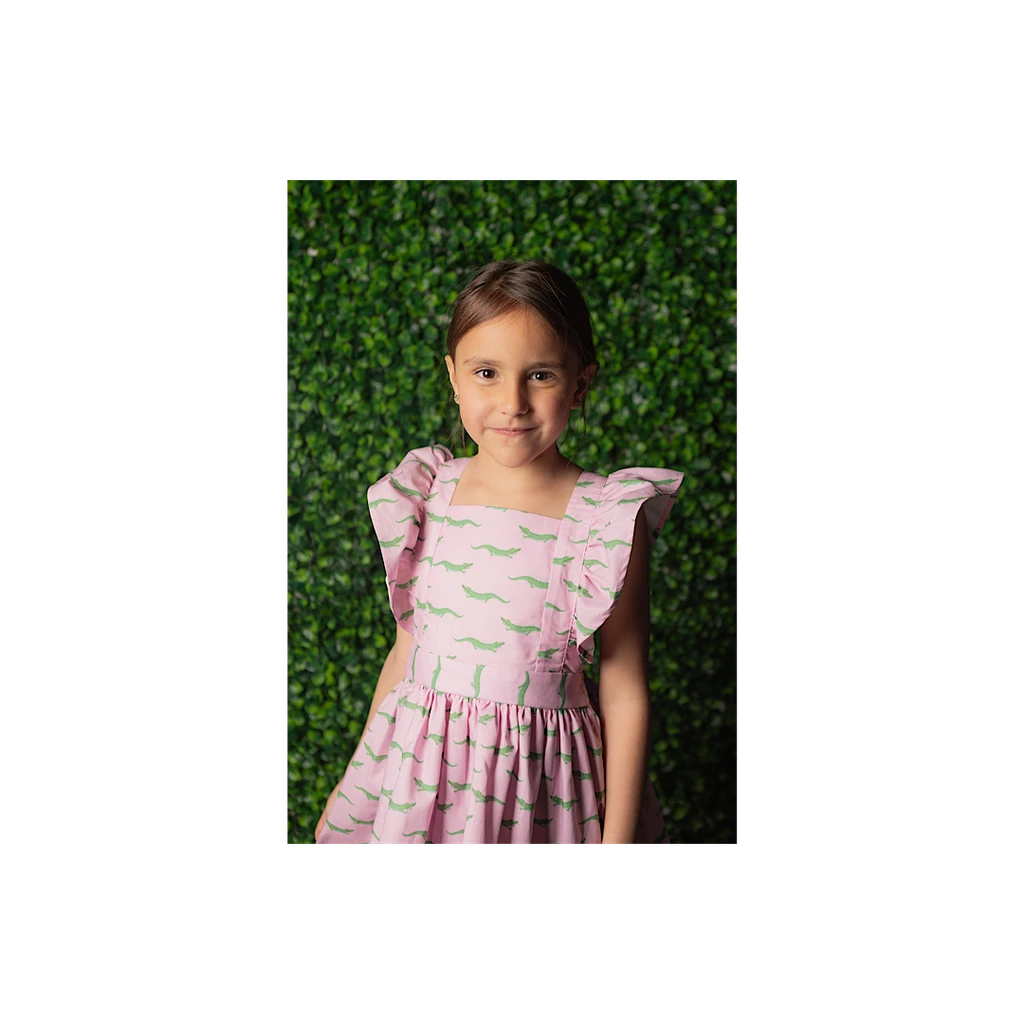 Worthy Threads 100% Cotton Vintage Inspired Dress in Surprise Print