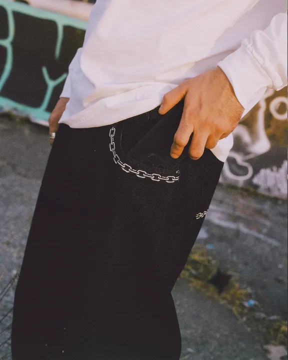 CCS Baggy Taper Denim Jeans - Inseam 32