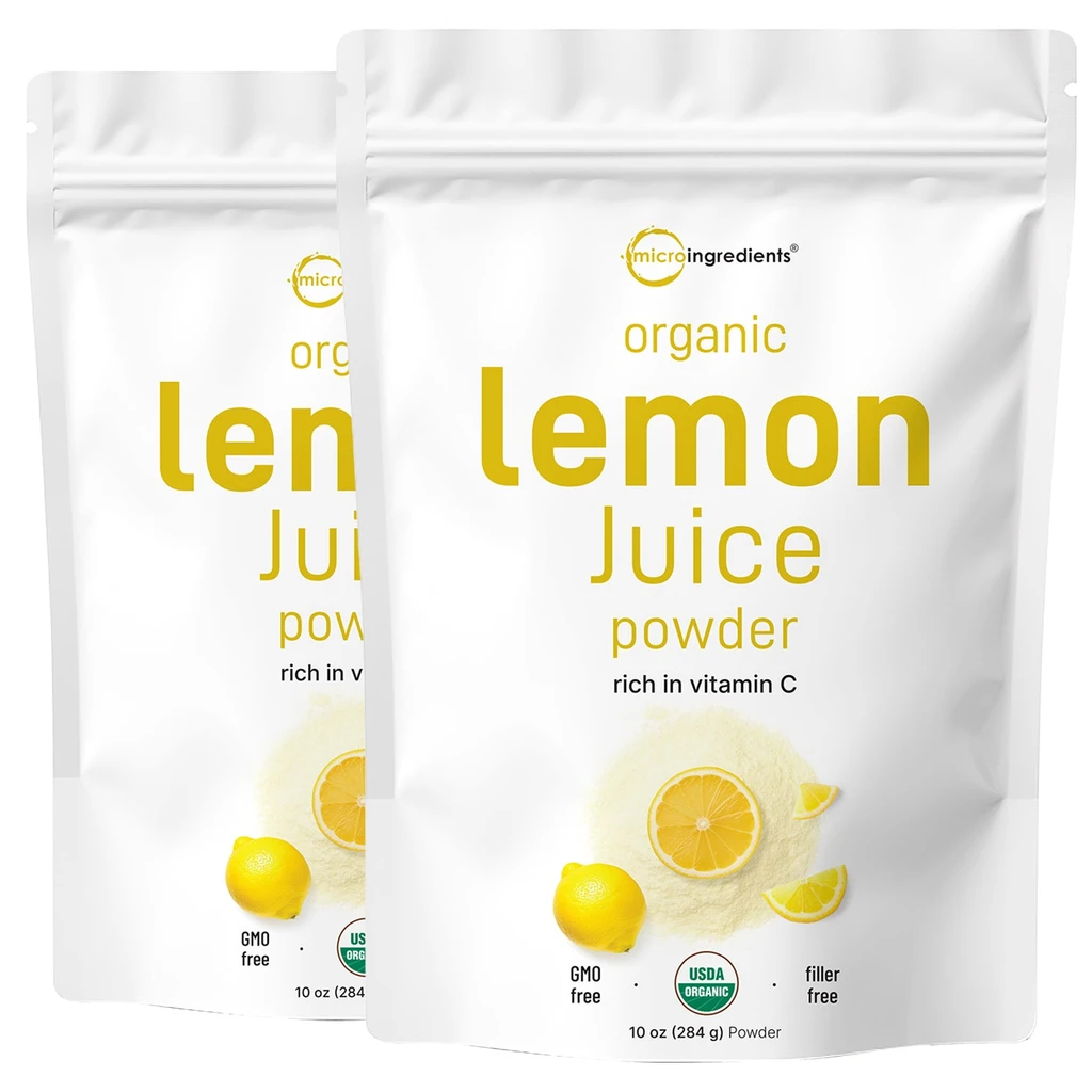 Micro Ingredients Organic Lemon Juice Powder - Vitamin C Boost for Health