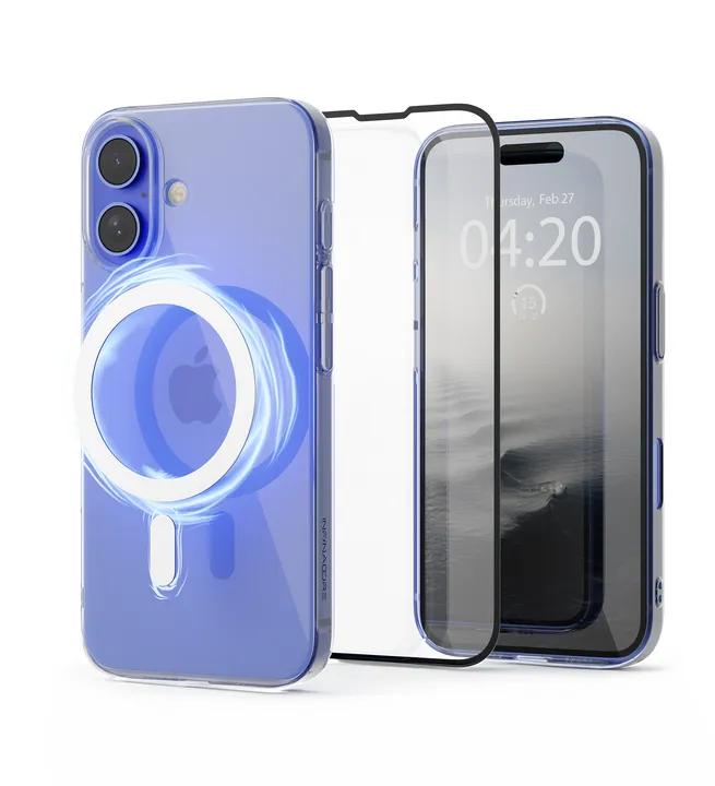 InfinaCore Transparent Case w/ Screen Protector