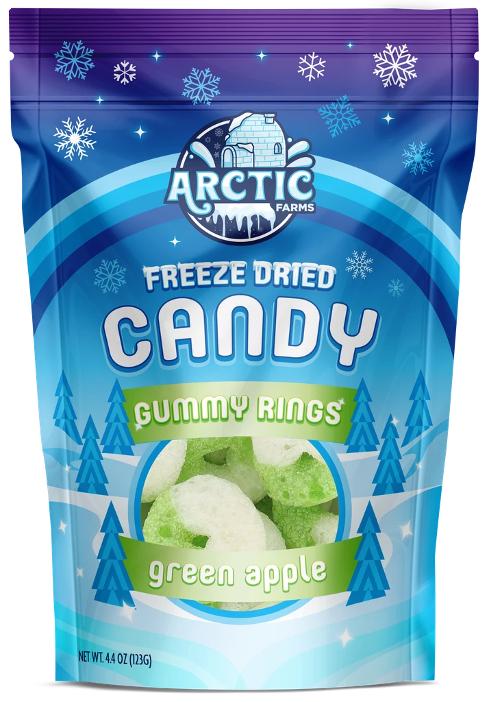 Arctic Farms Freeze Dried Gummy Rings