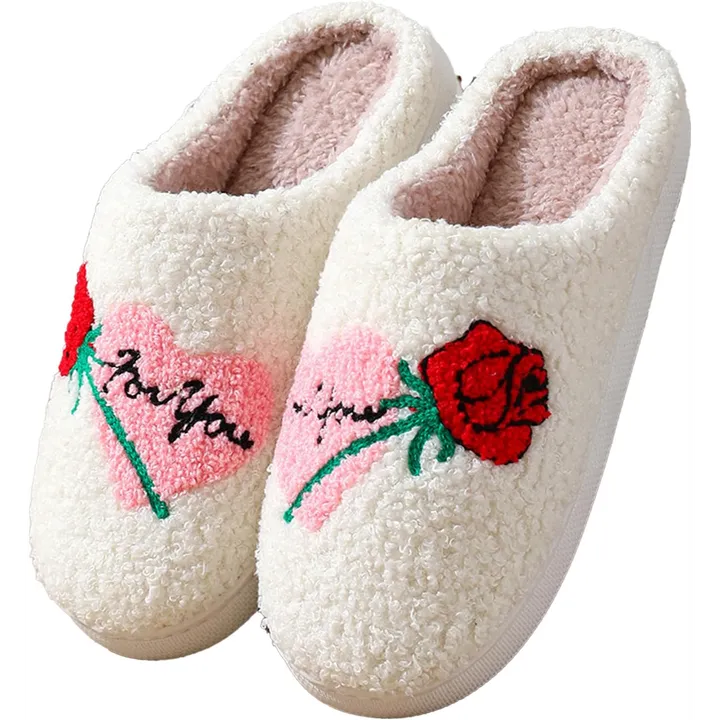 Comfy Footwear Women's Warm Graphic Holiday Slippers