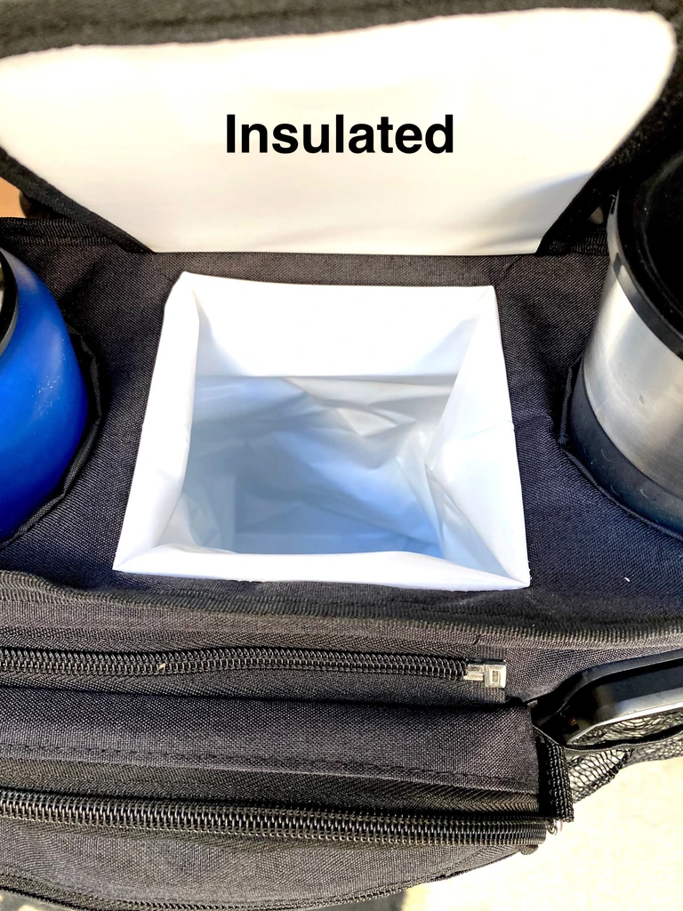 Booyah Strollers Detachable Insulated Stroller Organizer with Cup Holder