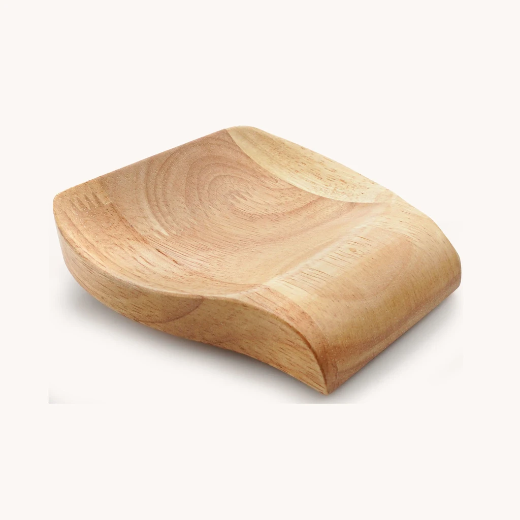 Zulay Kitchen Wooden Spoon Rest for Kitchen