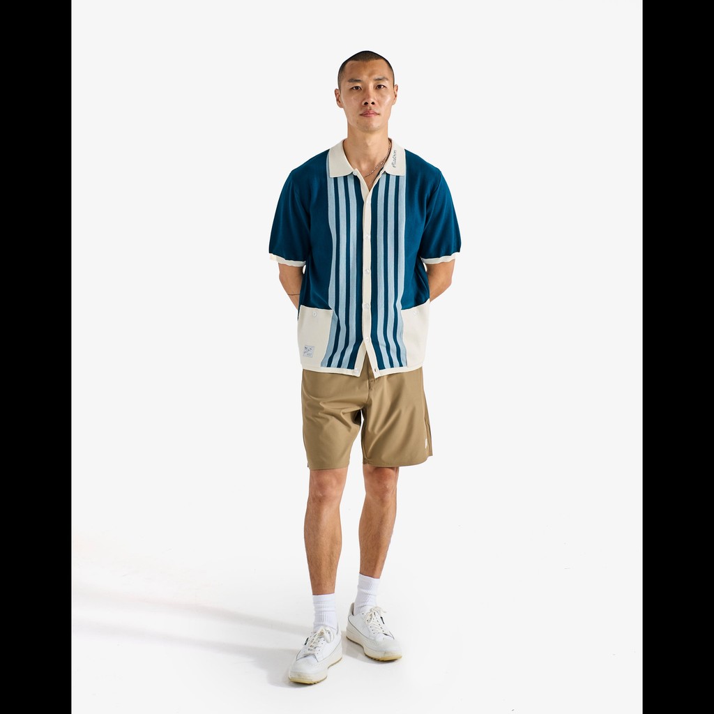 Malbon Golf Gabbiano Knit Button Up S | Flip App