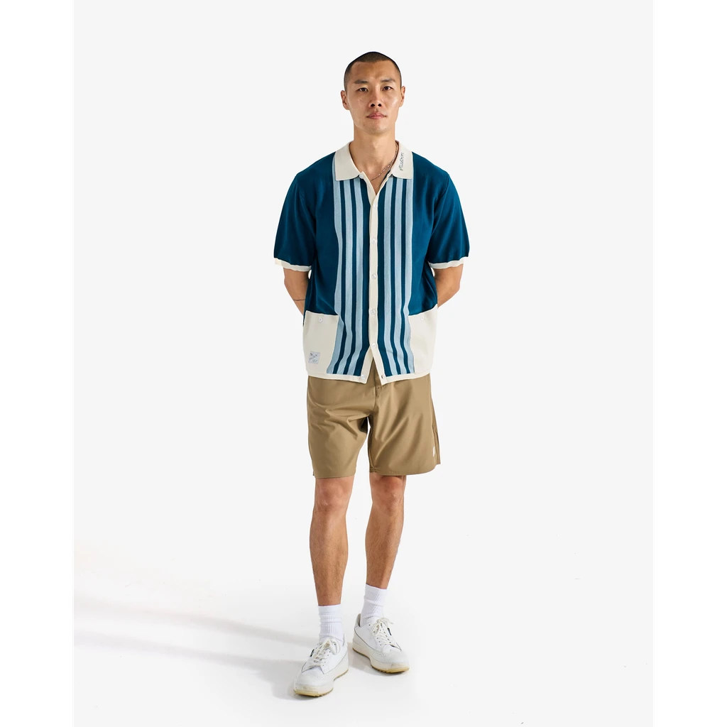 Malbon Golf Gabbiano Knit Button Up M | Flip App