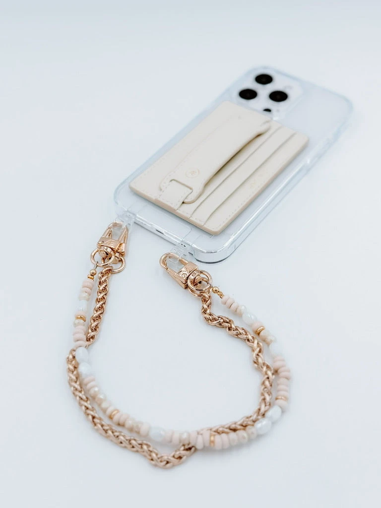THE CÆP Clear MagSafe + Snowe Wristlet Set - No Chain
