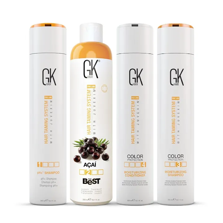 GK Hair Vegan Hair Smoothing Treatment Kit for Soft & Manageable Hair