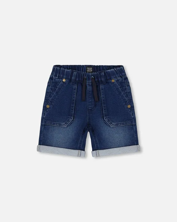 Deux par Deux French Terry Denim Short