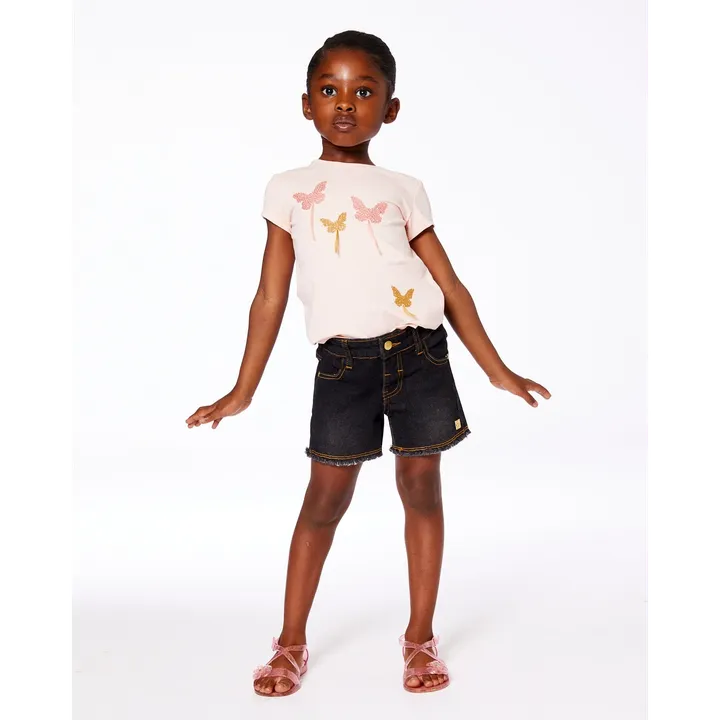 Deux par Deux Organic Cotton Top With Applique