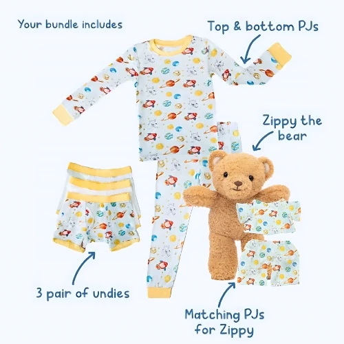 Zip N' Bear Planet Pals Bundle