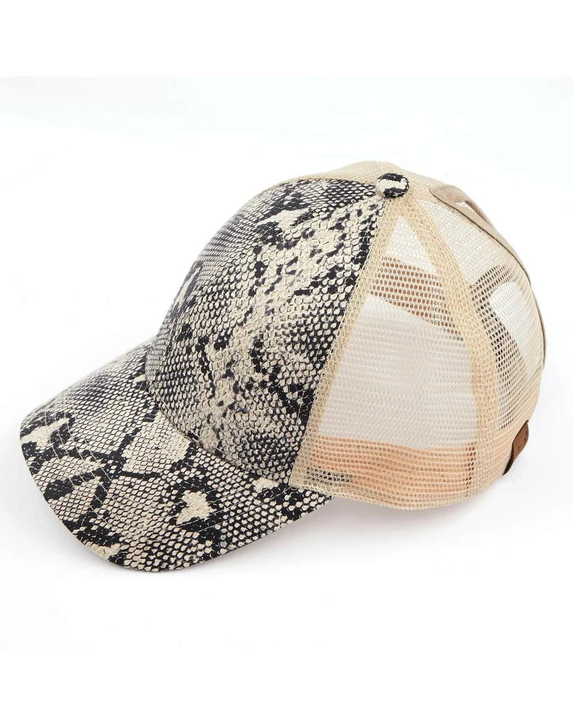 C.C Popular Pattern Pony Trucker Cap