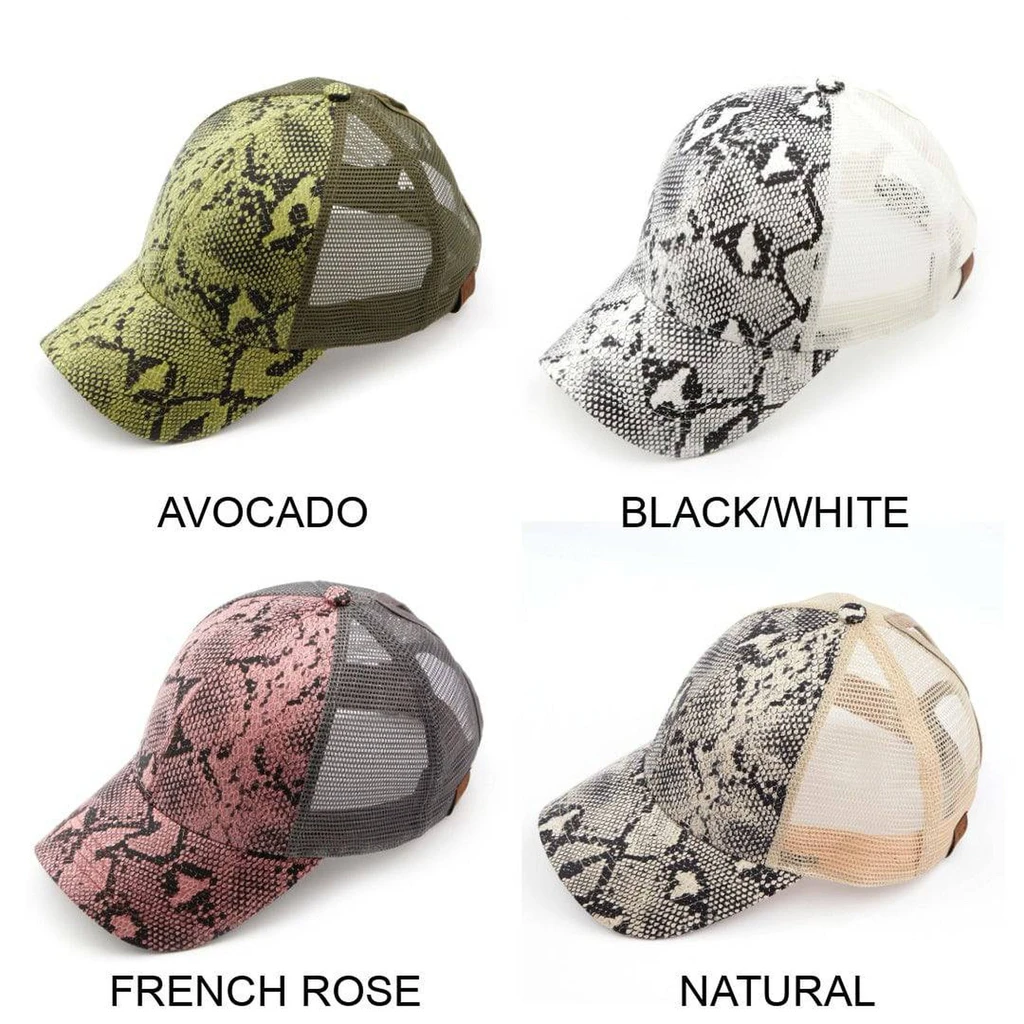 C.C Popular Pattern Pony Trucker Cap