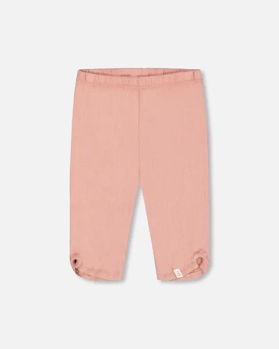 Deux par Deux Crinkle Jersey Capri Legging