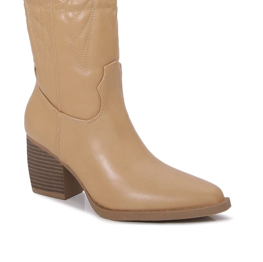Berness Texas Western Knee High Cowboy Boots