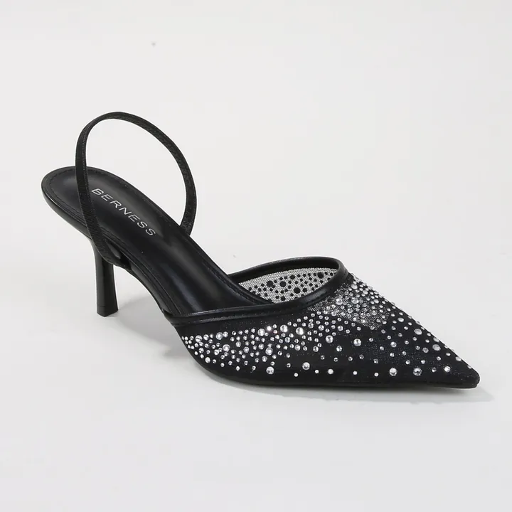 Berness Cara Rhinestone Slingback Heels