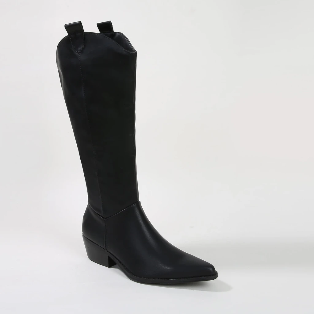 Berness Vanessa Minimalist Mid-Calf Western Boots