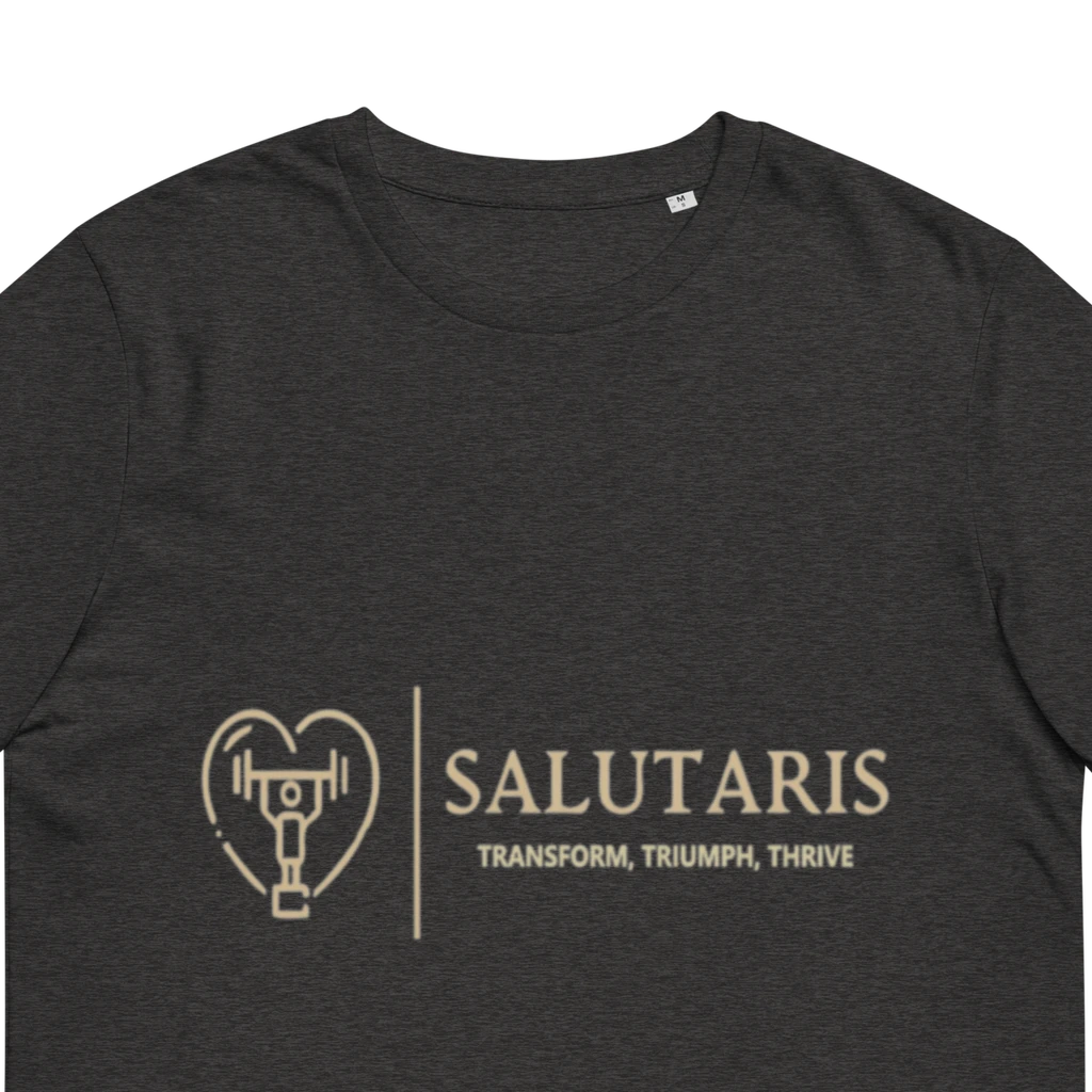 Salutaris Health and Fitness Unisex Organic Cotton T-Shirt