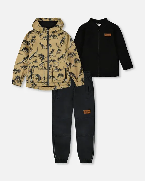 Deux par Deux 3-In-1 Mid-Season Outerwear Set