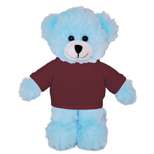 Plushland Soft Plush Blue Teddy Bear With Tee