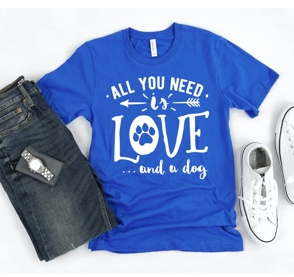 Furr Baby Gifts All You Need Is Love And A Dog T-shirt