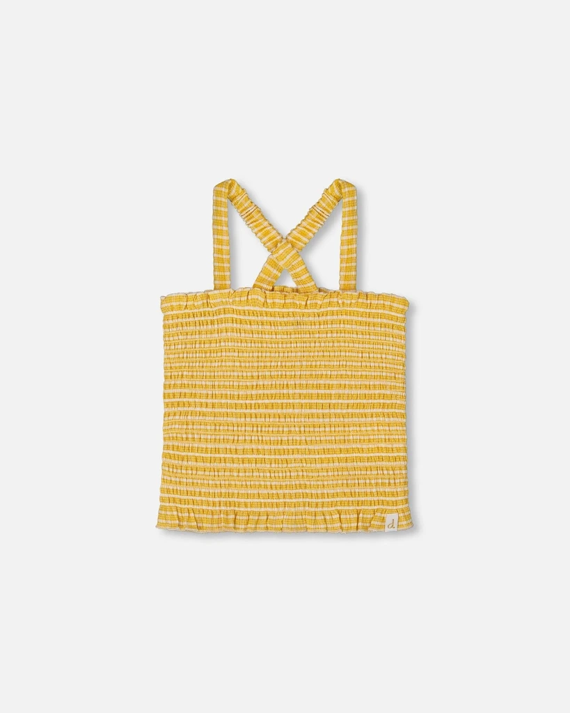 Deux par Deux Smocked Tank Top