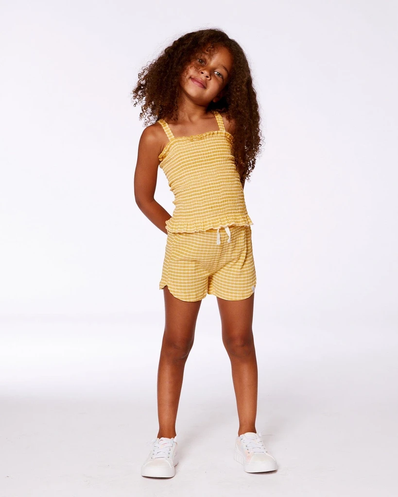 Deux par Deux Smocked Tank Top