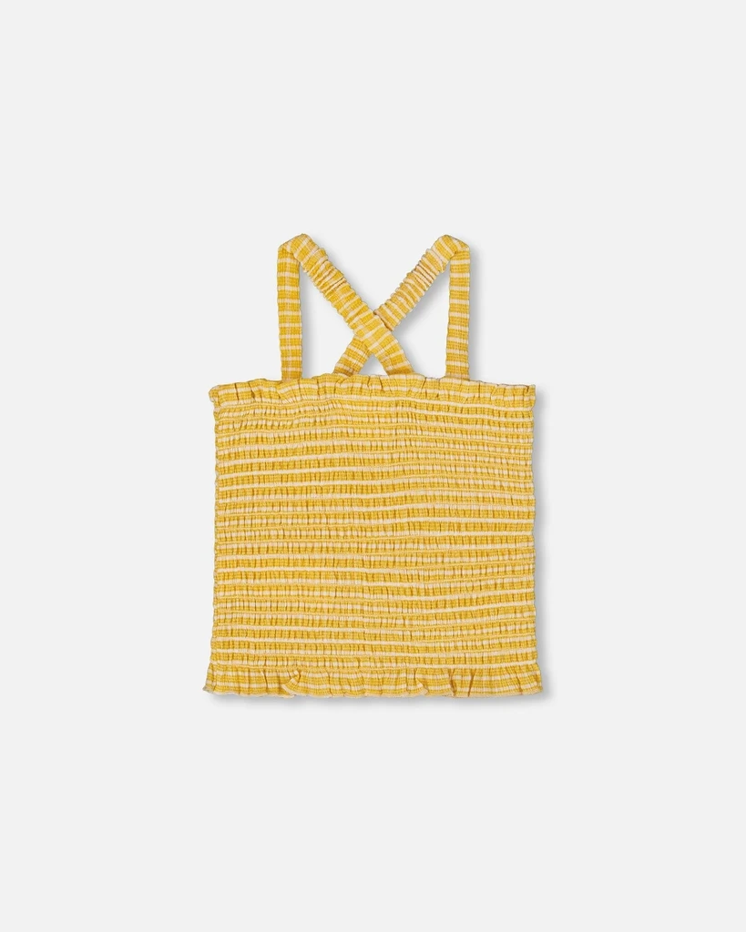 Deux par Deux Smocked Tank Top